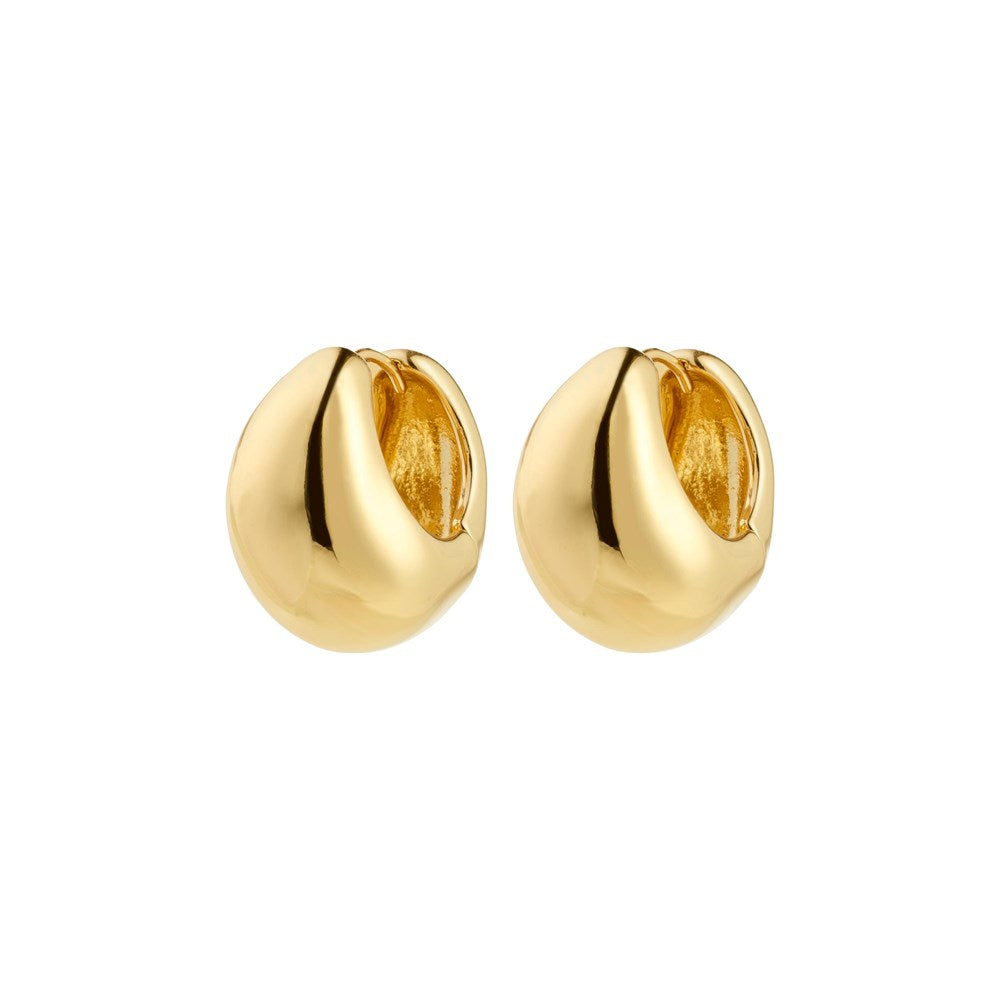 Free Recycled Earrings - Gold Plated