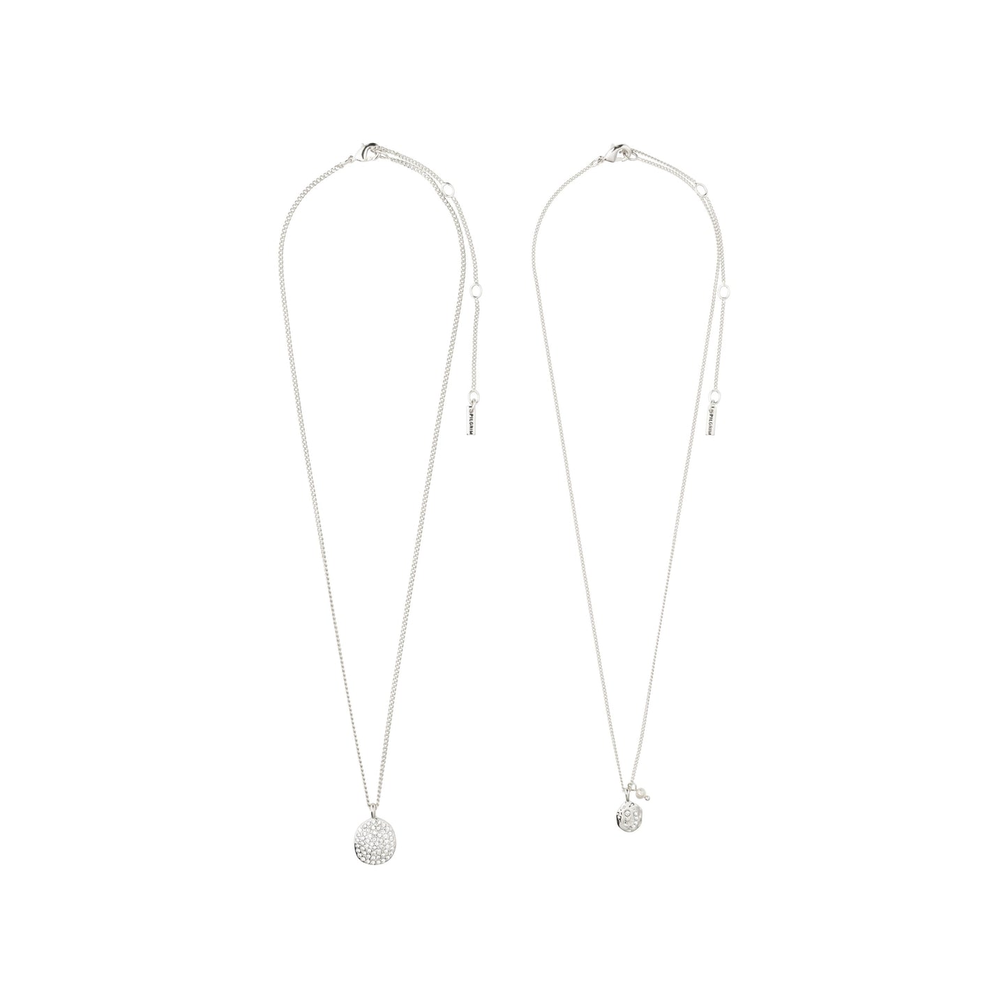 Shift Necklace 2-In-1 Set - Silver Plated