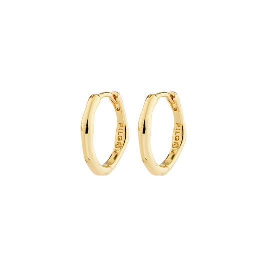 Nova Hoop Earrings - Gold Plated