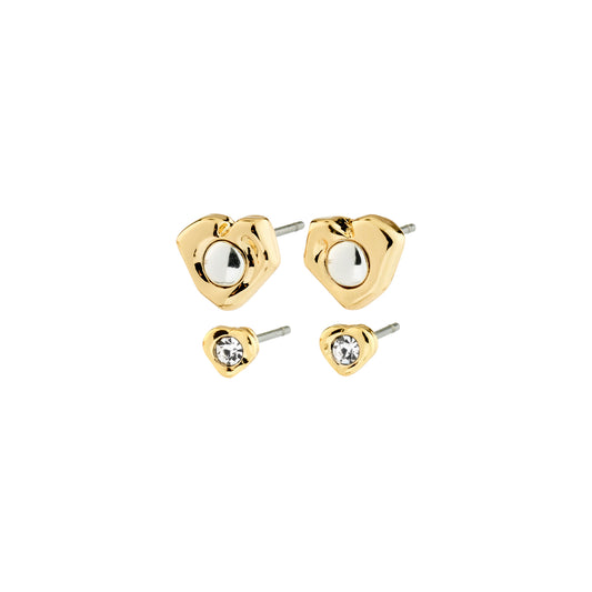 Nova Earrings 2-In-1 Set - Gold Plated
