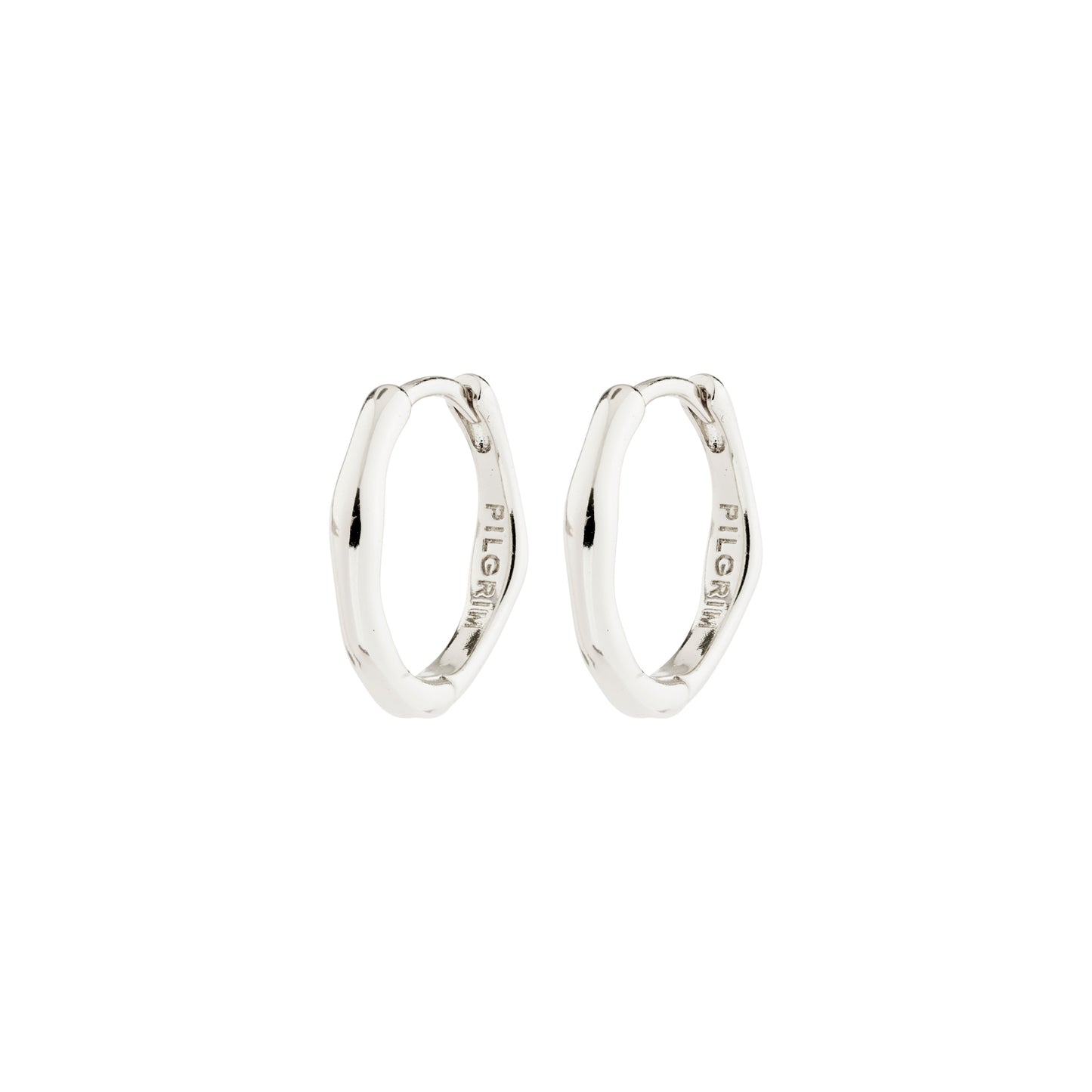 Nova Hoop Earrings - Silver Plated