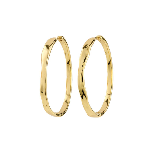 Ember Hoop Earrings - Gold Plated
