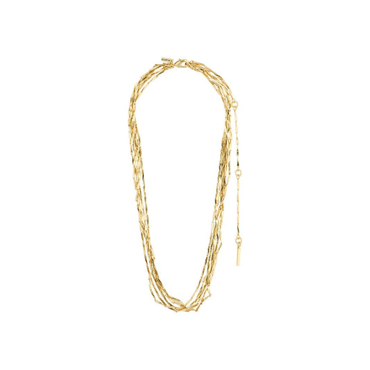 Connect Recycled Necklace - Gold Plated