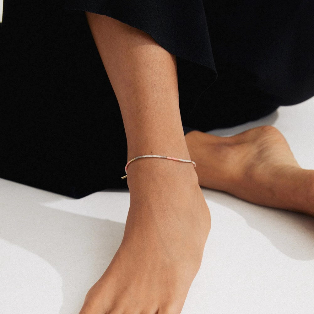 Alison Ankle Chain Rose - Gold Plated