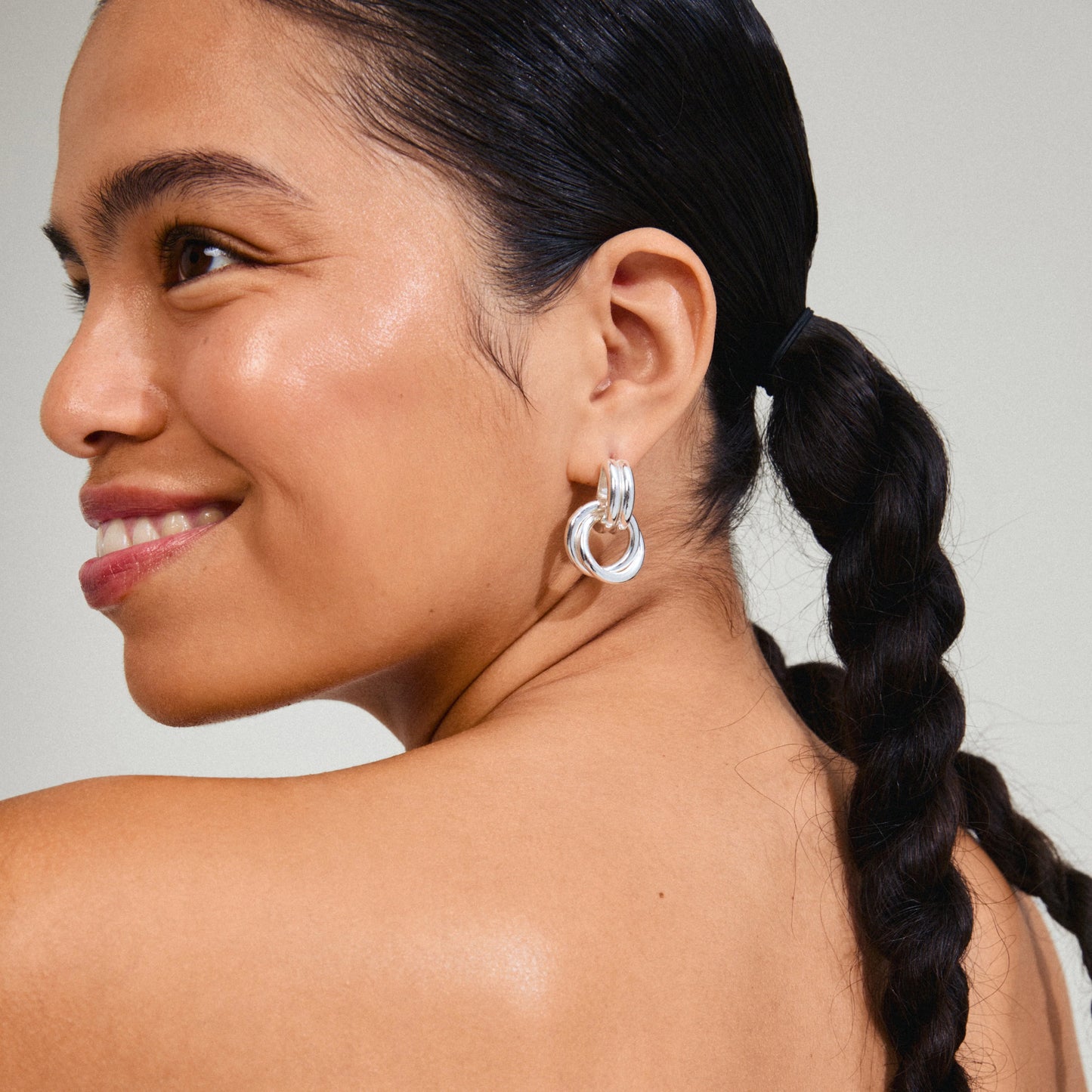 Agni Earrings - Silver Plated