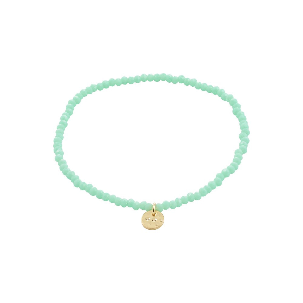 Indie Green Bracelet - Gold Plated