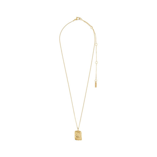 Leo Recycled Zodiac Sign Necklace - Gold Plated