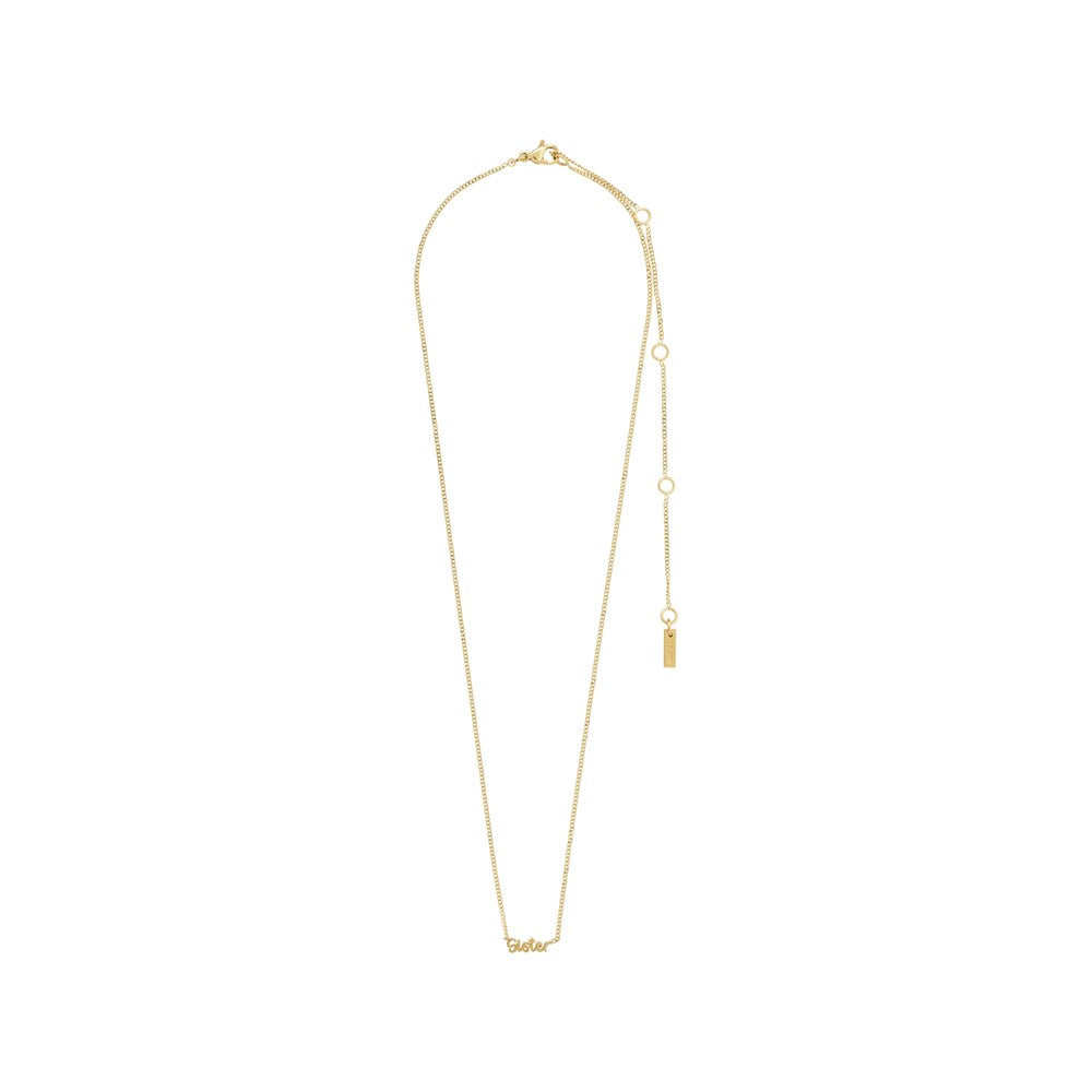 Sister Recycled Necklace - Gold Plated