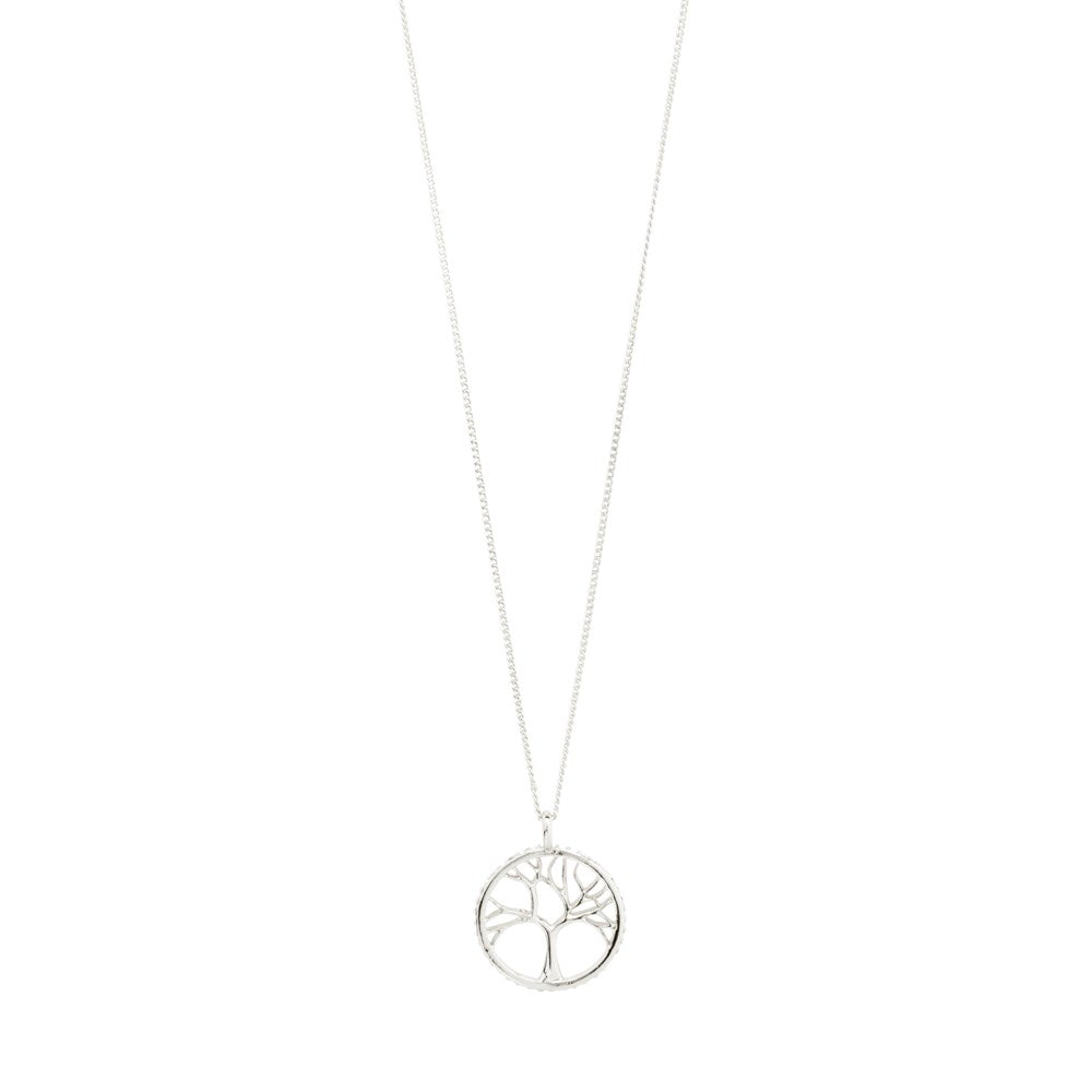 Alia Recycled Necklace - Silver Plated