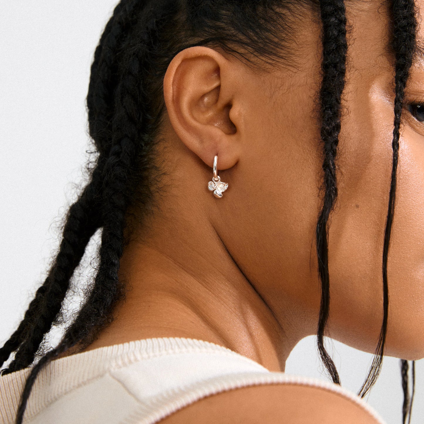 Luis Recycled Earrings - Silver Plated