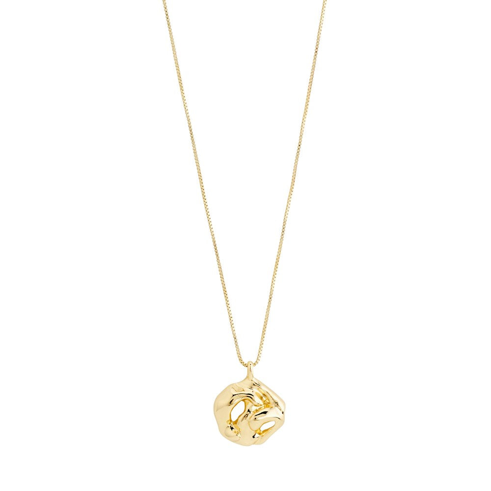 Luca Recycled Necklace - Gold Plated