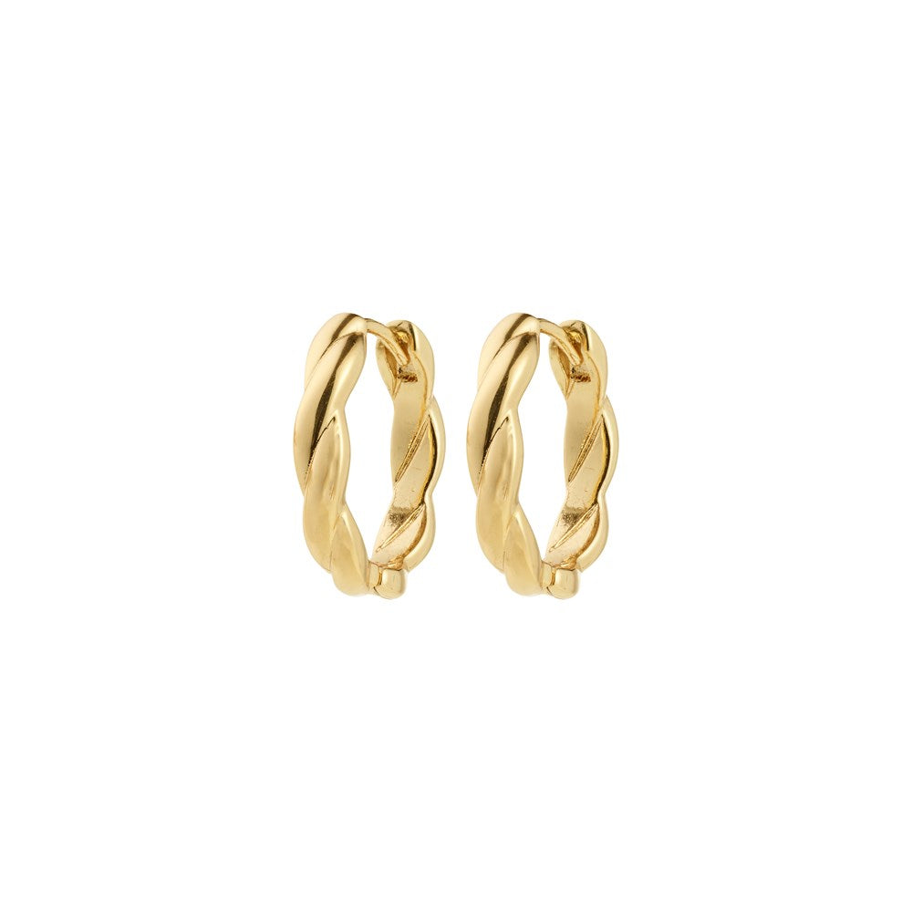 Declan Recycled Earrings - Gold Plated