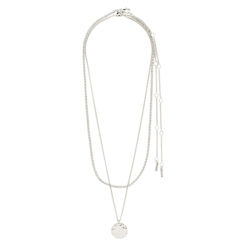 Declan Recycled Necklace - Silver Plated