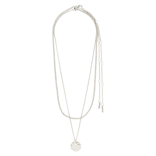 Declan Recycled Necklace - Silver Plated