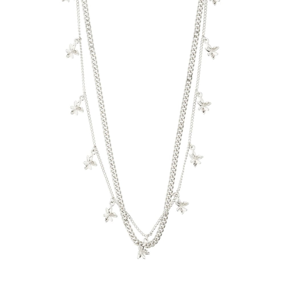 Riko Recycled Necklaces 2-in-1 Set - Silver Plated