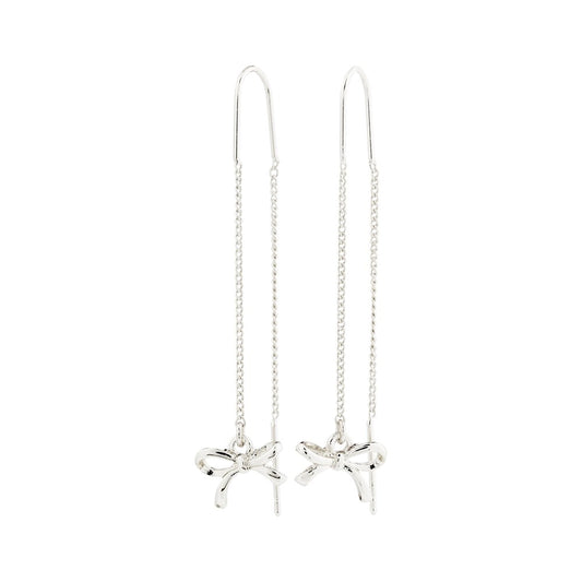 Lysandra Recycled Chain Earrings - Silver Plated