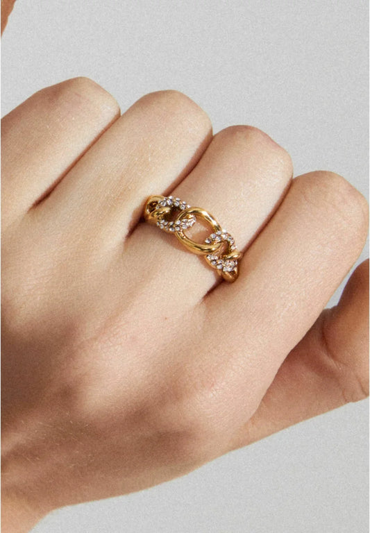 Wrenley Recycled Ring - Gold Plated