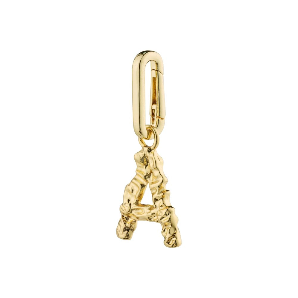 Charm Recycled Pendant - Gold Plated