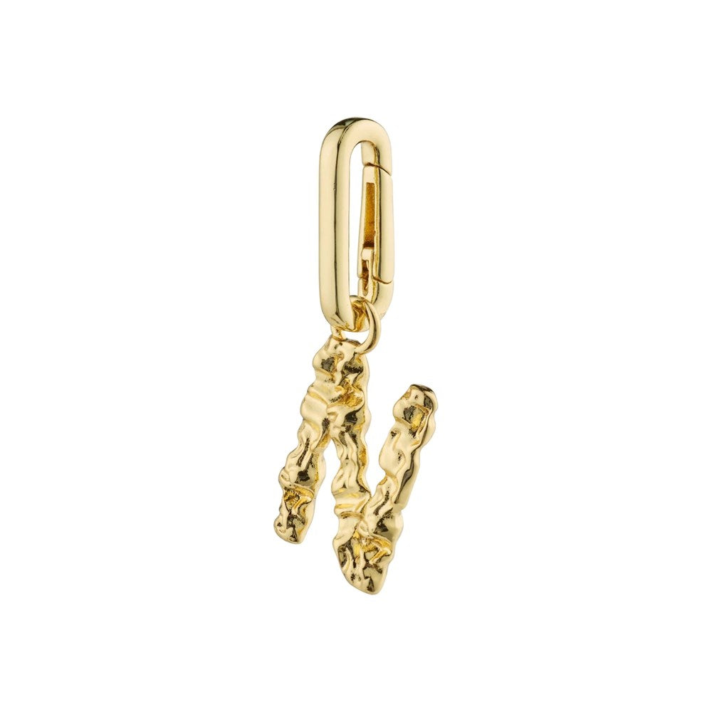 Charm Recycled Pendant - Gold Plated