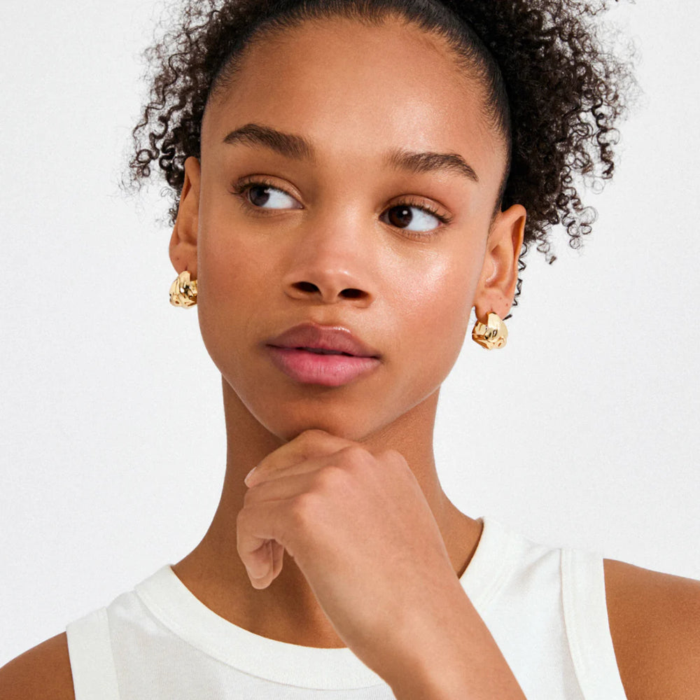 Iris Earrings - Gold Plated – Pilgrim Jewellery New Zealand