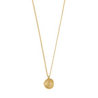 Air Coin Necklace - Gold Plated