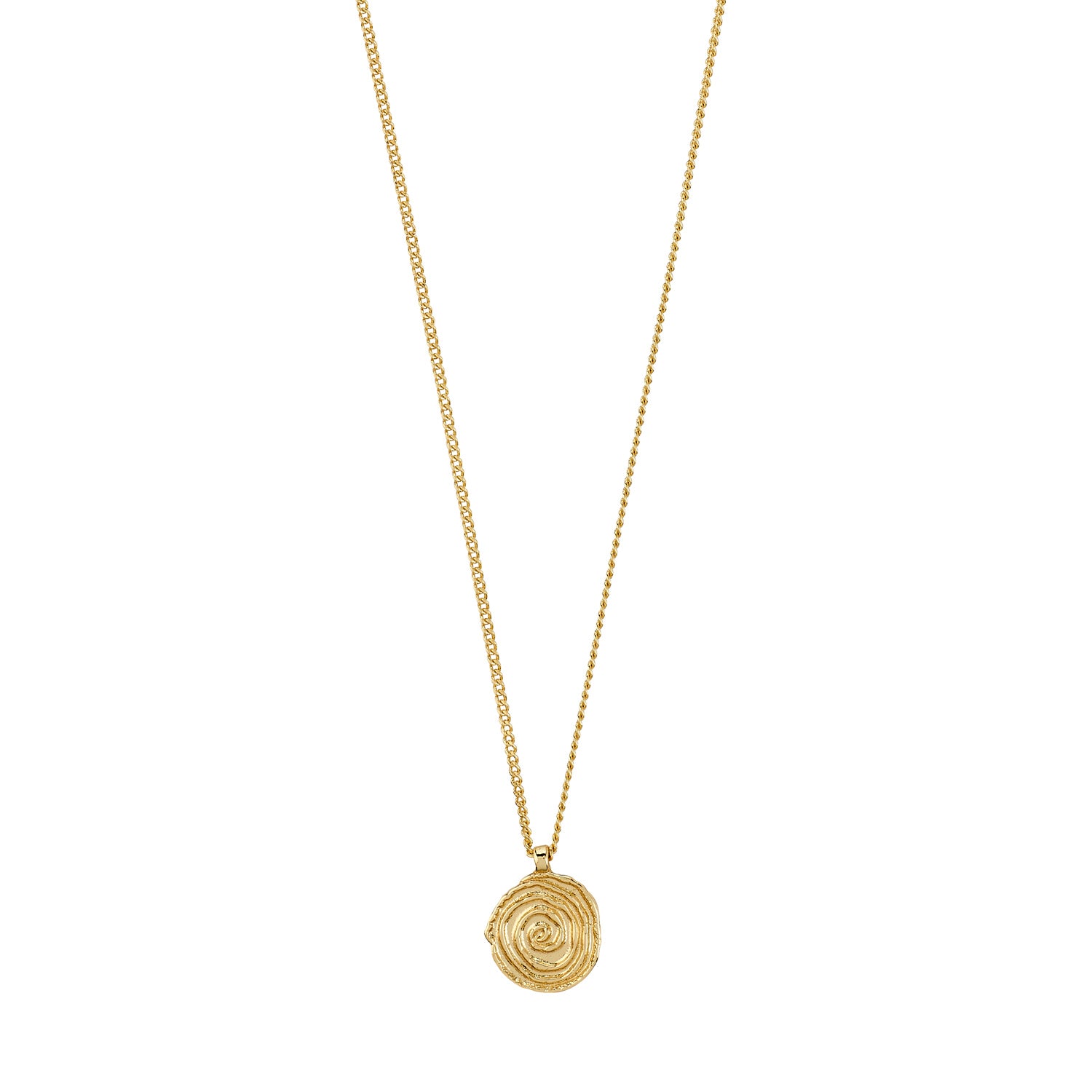 Air Coin Necklace - Gold Plated