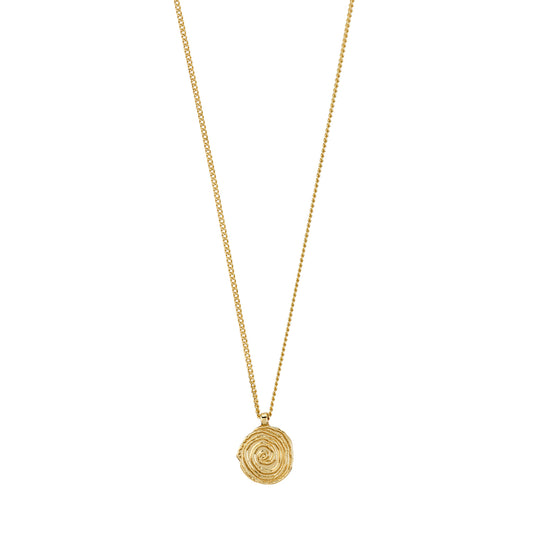 Air Coin Necklace - Gold Plated