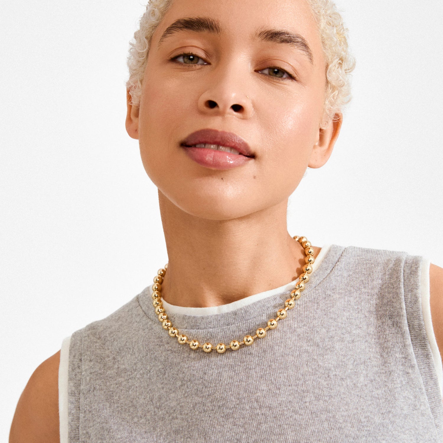 Air Necklace - Gold Plated