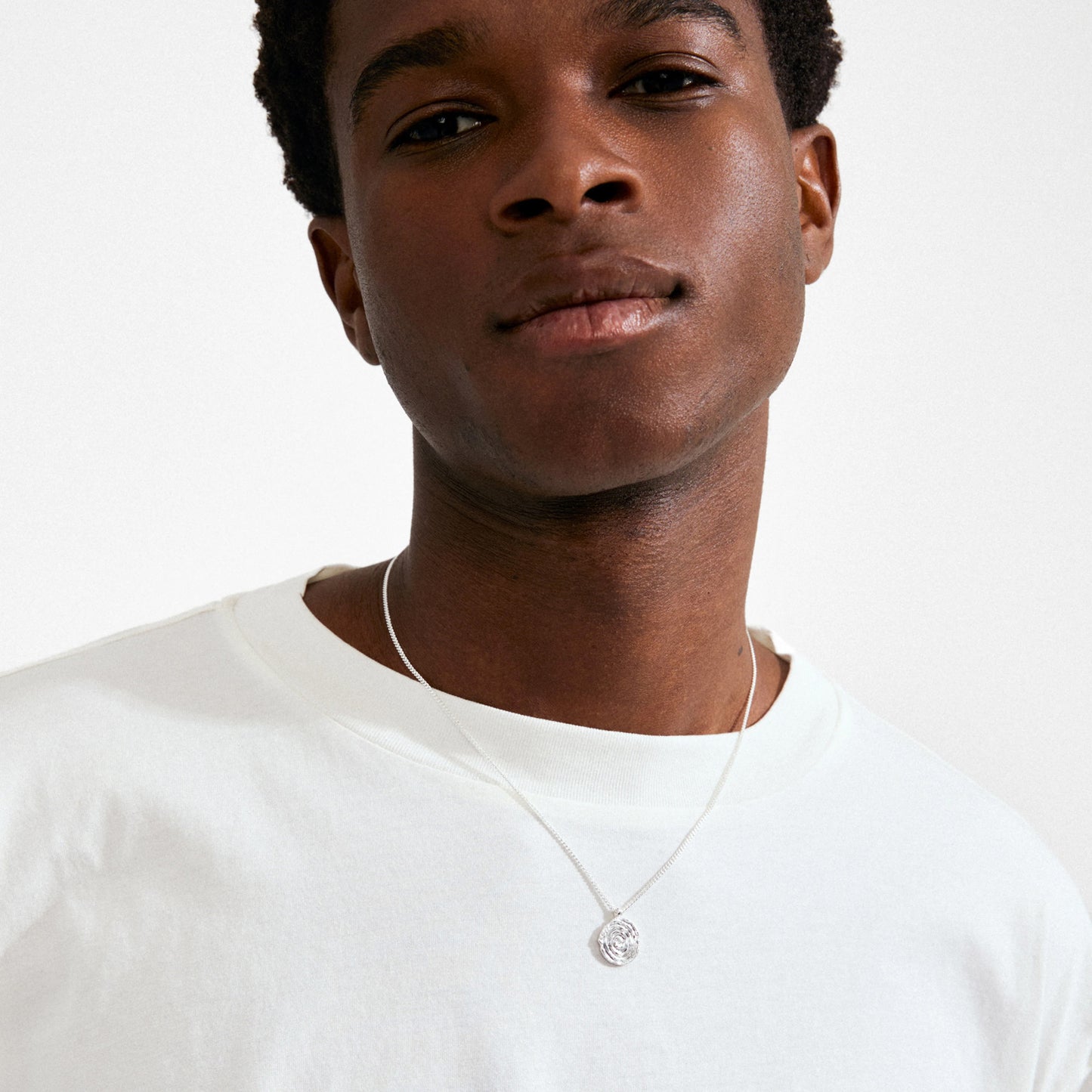 Air Necklace - Silver Plated