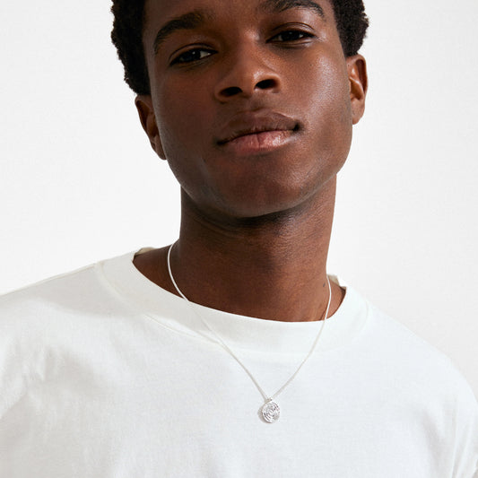 Air Necklace - Silver Plated