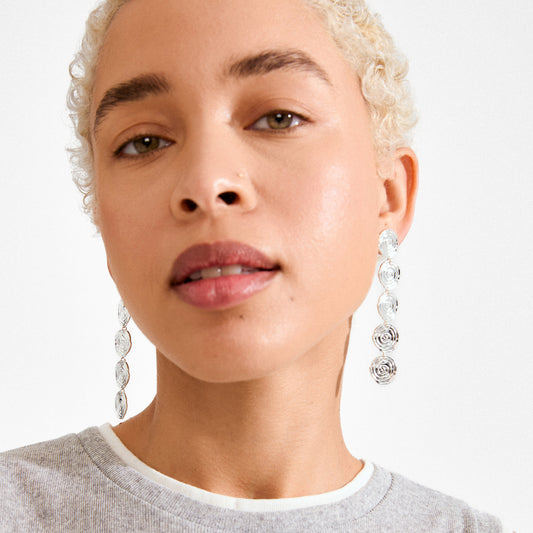 Air Earrings - Silver Plated