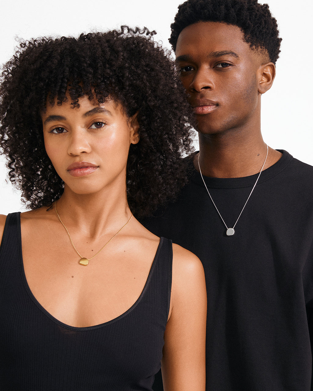 Presence Coin Necklace Gold-Plated