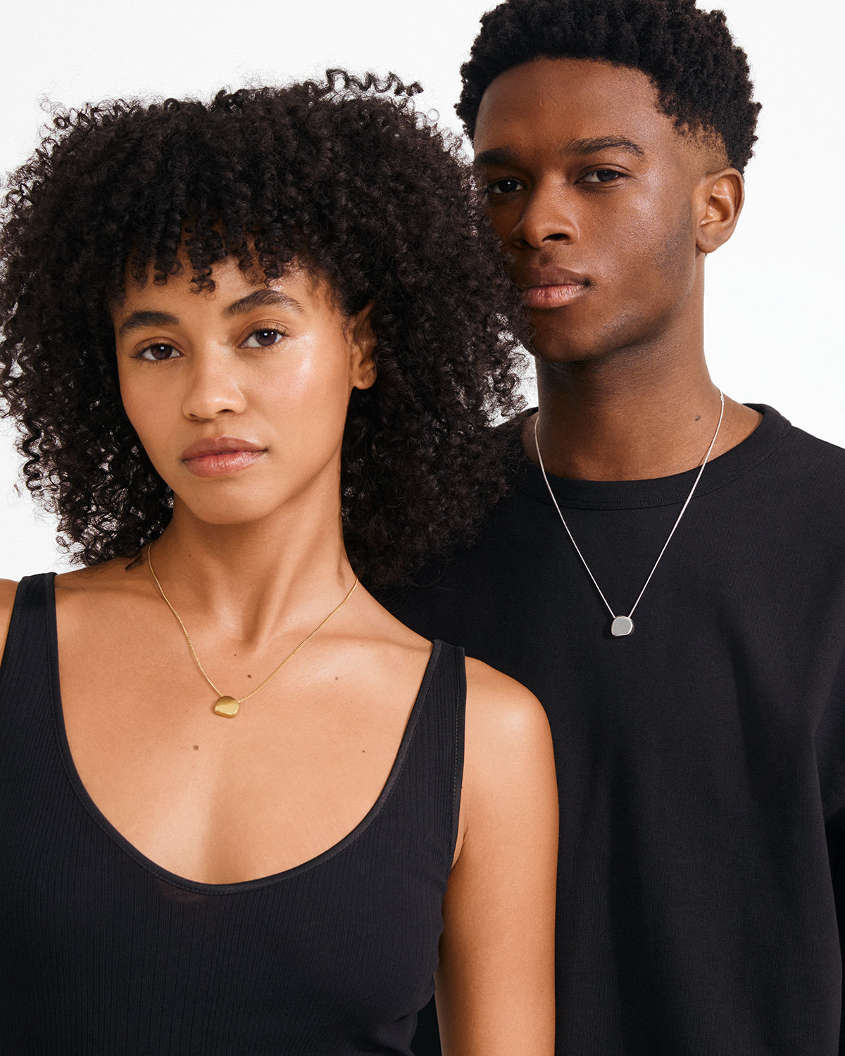 Presence Coin Necklace Gold-Plated
