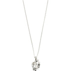 Flow Recycled Pendant Necklace - Silver Plated