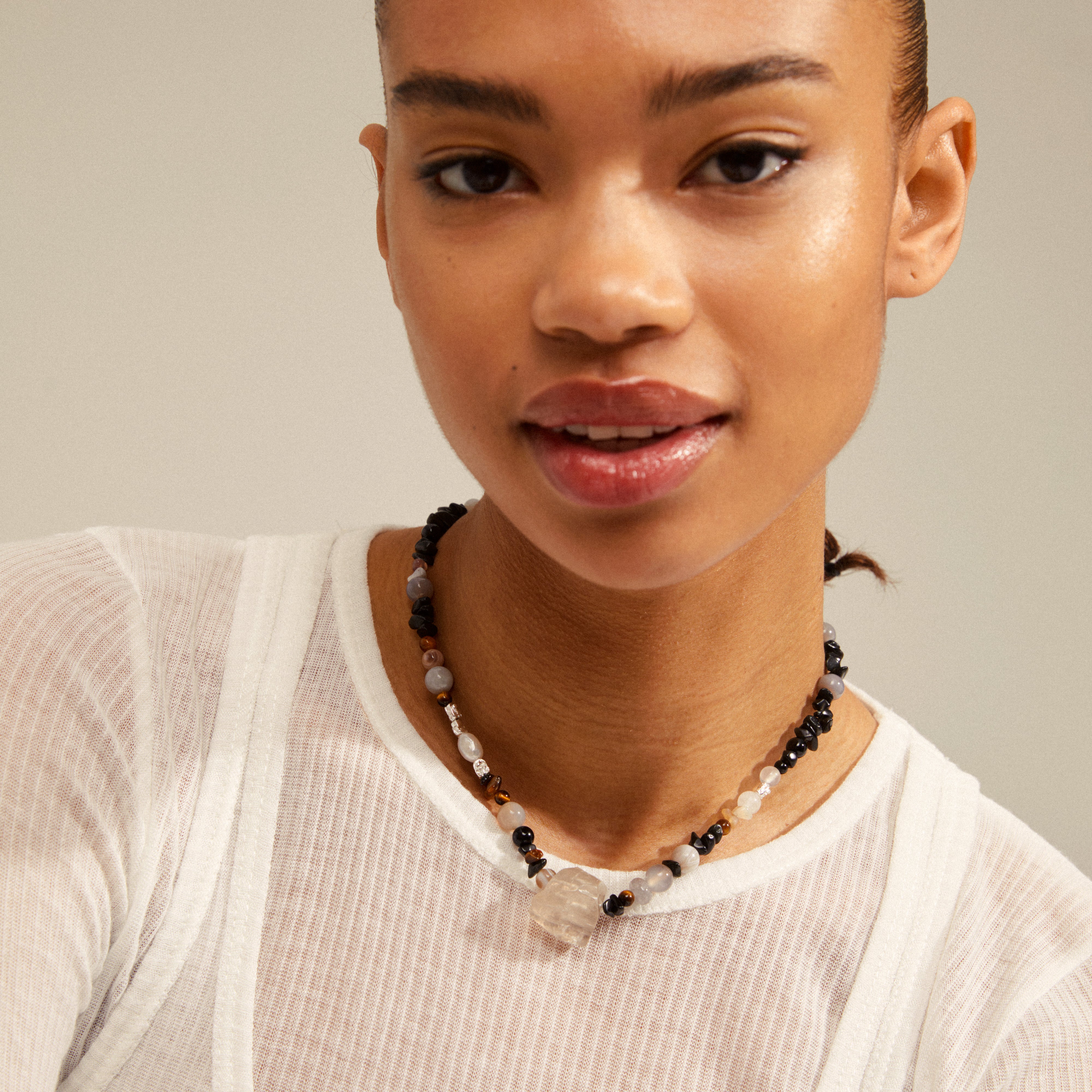 Flow Necklace - Silver Plated