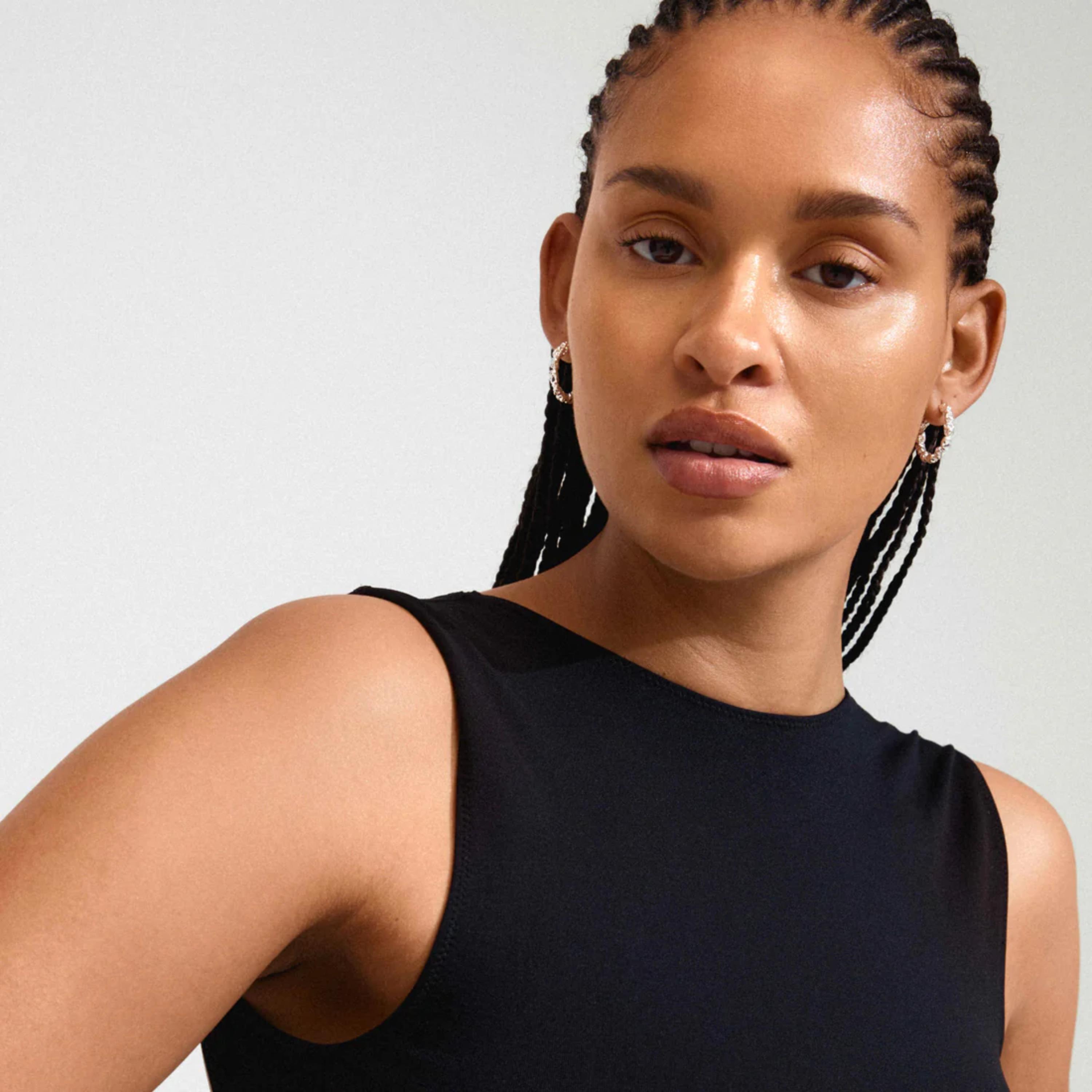 Tide Recycled Hoop Earrings - Silver Plated