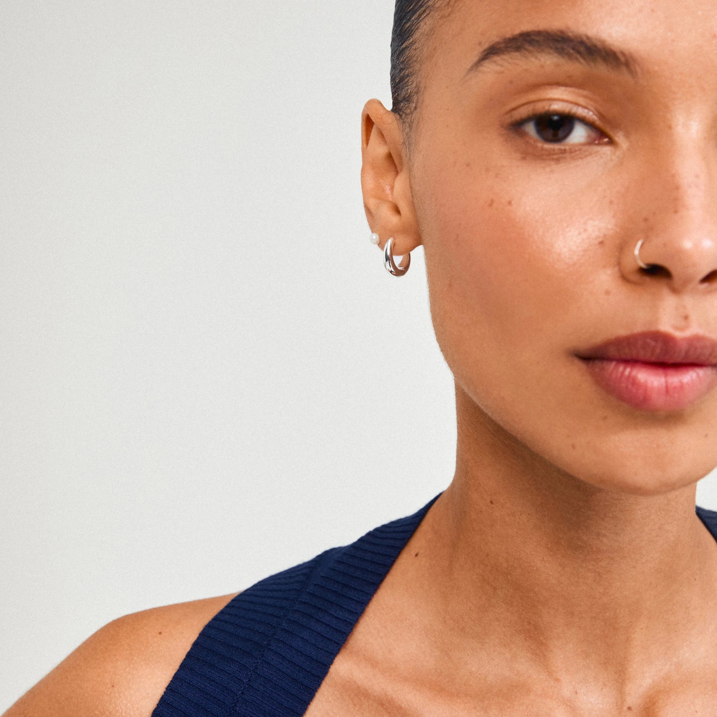 Starlight Earrings 2-In-1 Set - Silver Plated