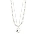 Sparkle Necklace 2-In-1 Set - Silver Plated