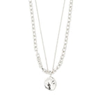 Sparkle Necklace 2-In-1 Set - Silver Plated