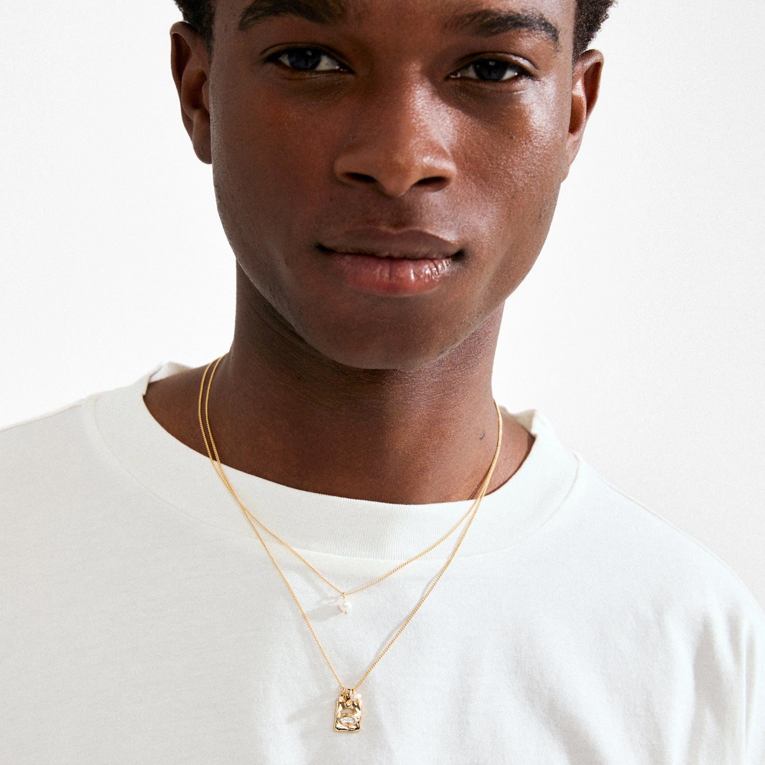 Fire Necklace 2-In-1 Set, - Gold Plated
