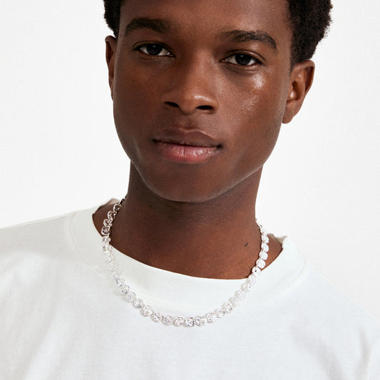 Fire Necklace - Silver Plated