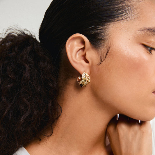 Eclipse Hoops - Gold Plated