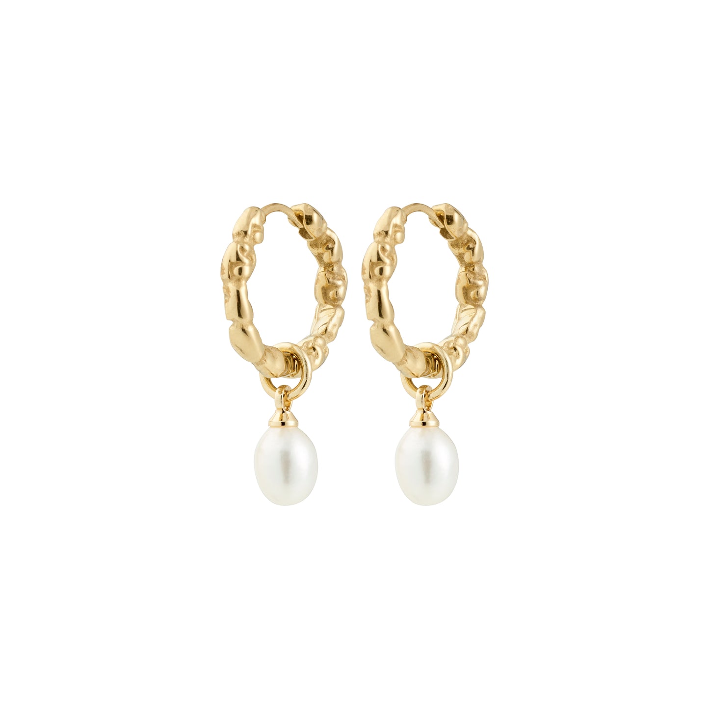 Shift Pearl Earrings - Gold Plated