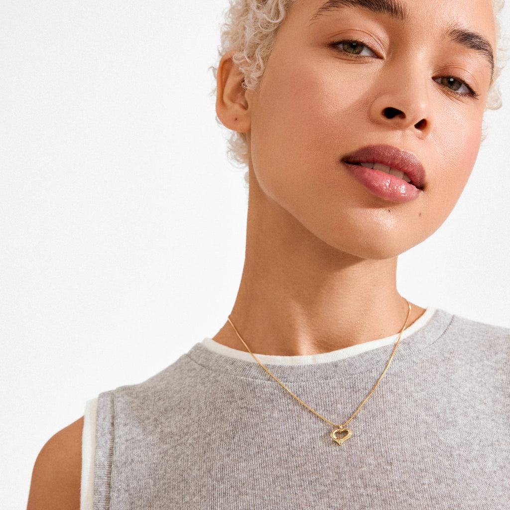 Iris Necklace - Gold Plated