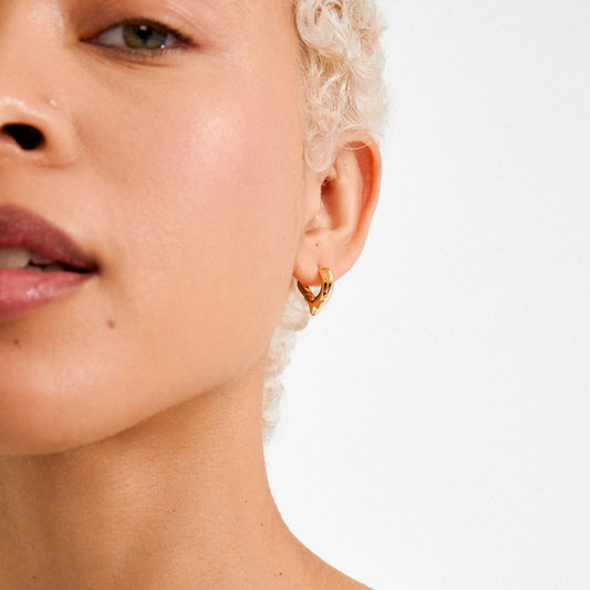 Iris Earrings - Gold Plated