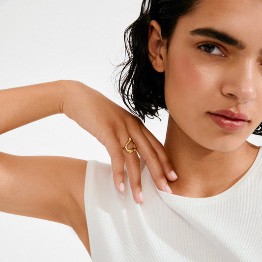 Iris Ring - Gold Plated