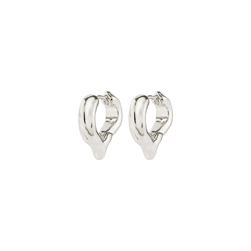 Iris Earrings - Silver Plated