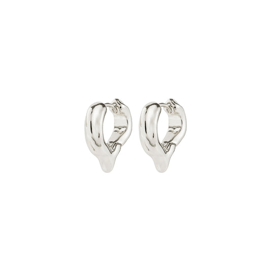 Iris Earrings - Silver Plated