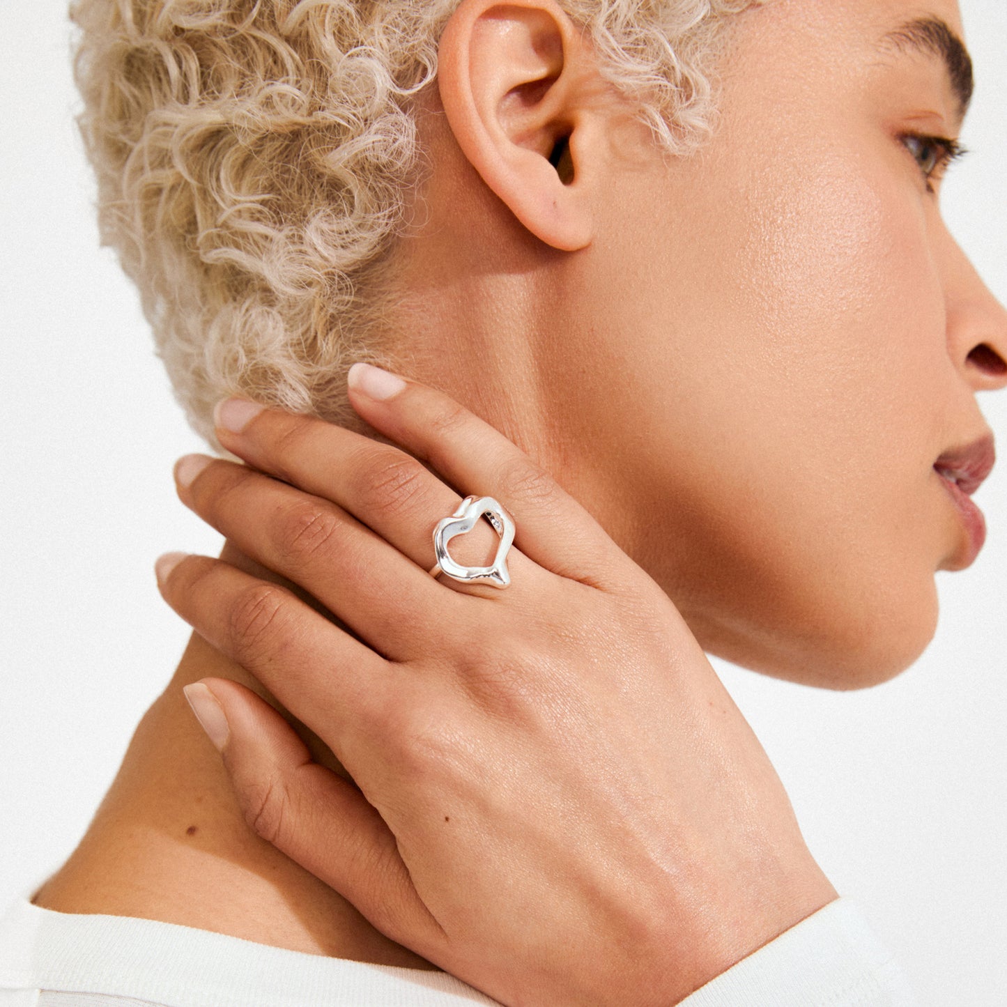 Iris Ring - Silver Plated