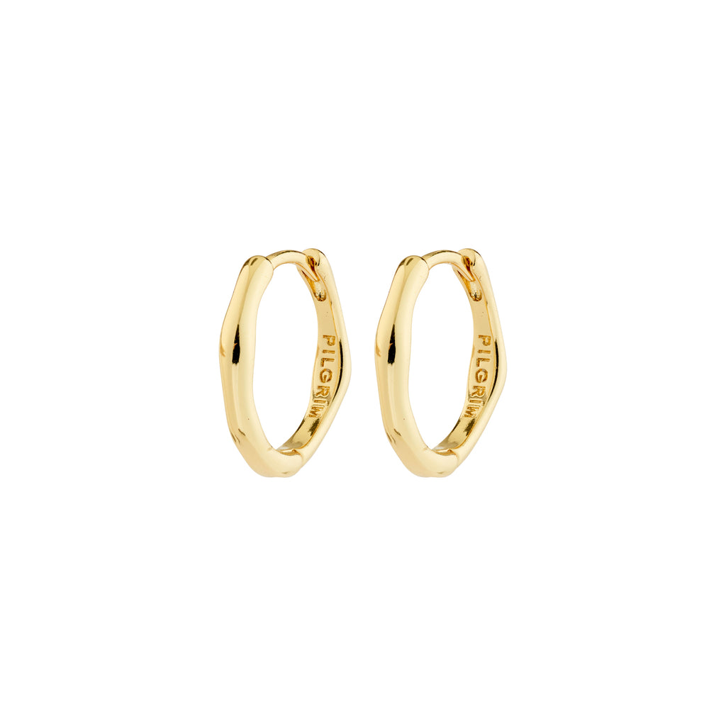 Nova Hoop Earrings - Gold Plated